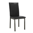 Garza - Side Chair - Black-Washburn's Home Furnishings