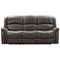 Gaspar - Gray - Pwr Rec Sofa With Adj Headrest-Washburn's Home Furnishings