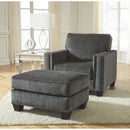 Gavril - Smoke - 2 Pc. - Chair With Ottoman-Washburn's Home Furnishings