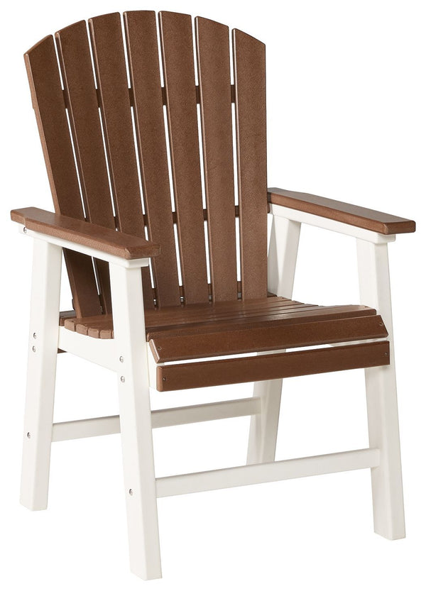 Genesis - Brown/white - Arm Chair (2/cn)-Washburn's Home Furnishings