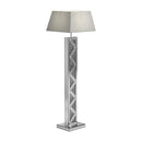 Geometric - Base Floor Lamp - Pearl Silver-Washburn's Home Furnishings