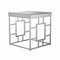 Geometric - Frame End Table - Pearl Silver-Washburn's Home Furnishings