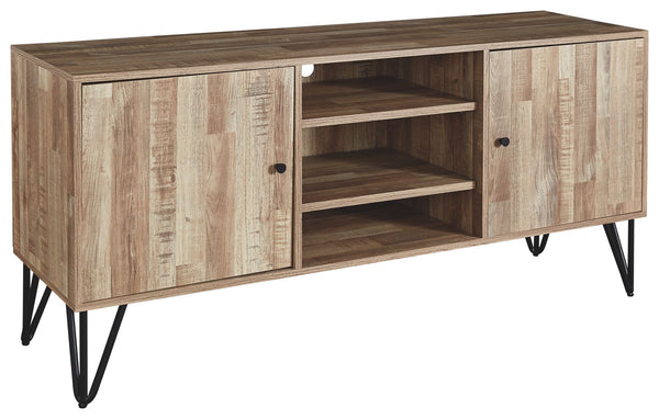 Gerdanet - Natural - Large Tv Stand-Washburn's Home Furnishings