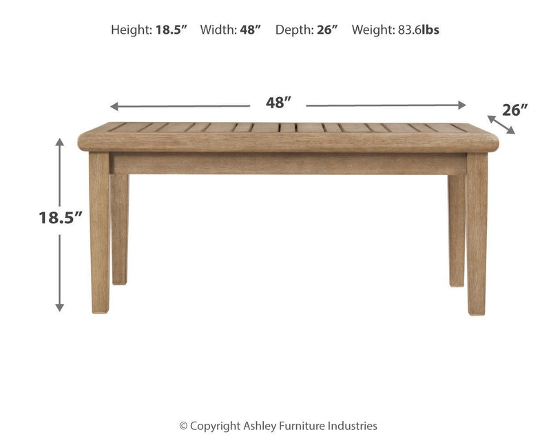 Gerianne - Grayish Brown - Rectangular Cocktail Table-Washburn's Home Furnishings