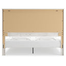 Gerridan - White - King Panel Bed With Sconces-Washburn's Home Furnishings