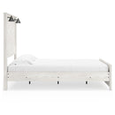 Gerridan - White - Queen Panel Bed With Sconces-Washburn's Home Furnishings