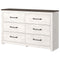 Gerridan - White/gray - Six Drawer Dresser-Washburn's Home Furnishings