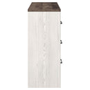 Gerridan - White/gray - Six Drawer Dresser-Washburn's Home Furnishings