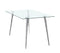Gilman - Rectangle Glass Top Dining Table - White-Washburn's Home Furnishings