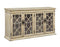 Glass Door Accent Cabinet - Beige-Washburn's Home Furnishings