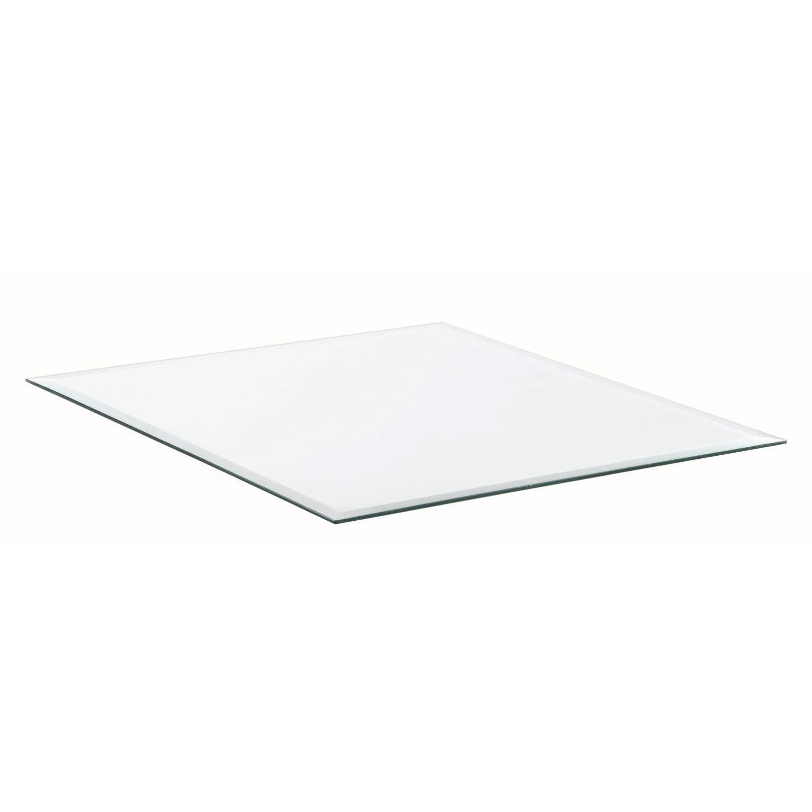 Glass Table Top 24" X 24" White Washburn's Home Furnishings