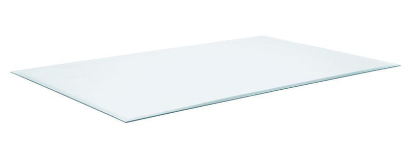 Glass Table Top 24" X 48" - White-Washburn's Home Furnishings