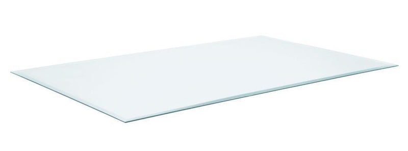 Glass Table Top 30" X 60" - White-Washburn's Home Furnishings