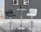 Glass Top Round Bar Table - Pearl Silver-Washburn's Home Furnishings