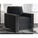 Gleston - Onyx - 2 Pc. - Chair, Ottoman-Washburn's Home Furnishings