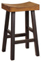 Glosco - Medium Brown / Dark Brown - Bar Height Bar Stool (set Of 2)-Washburn's Home Furnishings