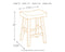 Glosco - Medium Brown / Dark Brown - Counter Height Bar Stool (set Of 2)-Washburn's Home Furnishings
