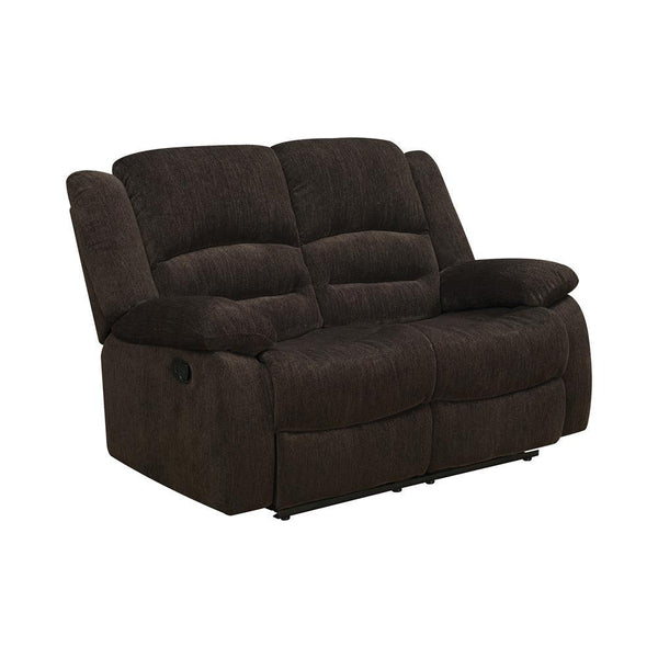 Gordon - Motion Reclining Loveseat - Brown-Washburn's Home Furnishings