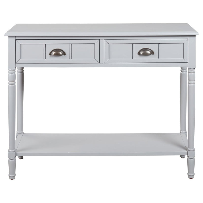 Goverton - Gray - Console Sofa Table-Washburn's Home Furnishings