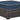 Grasson - Brown/blue - Ottoman With Cushion-Washburn's Home Furnishings