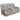 Greer - Glider Loveseat W/ Console - Taupe-Washburn's Home Furnishings