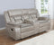 Greer - Glider Loveseat W/ Console - Taupe-Washburn's Home Furnishings