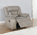 Greer - Swivel Glider Recliner - Beige-Washburn's Home Furnishings