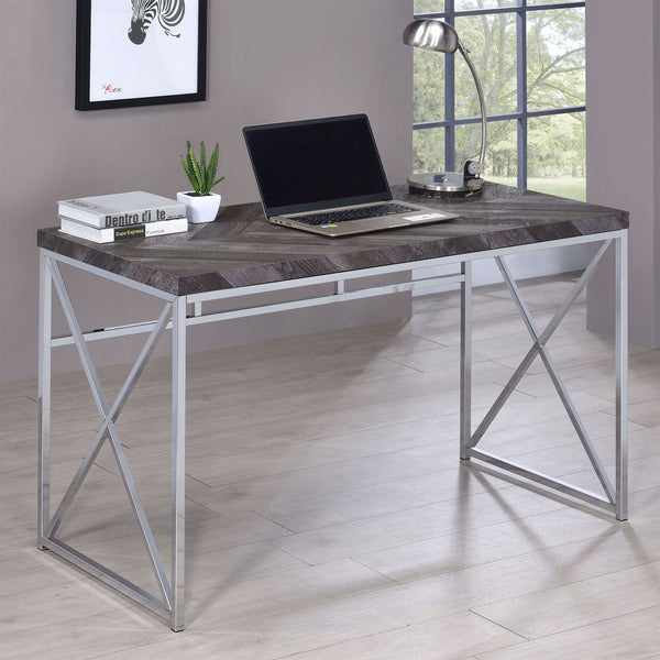 Grimma - Writing Desk - Gray-Washburn's Home Furnishings