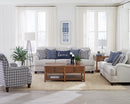 Gwen - Loveseat - White-Washburn's Home Furnishings