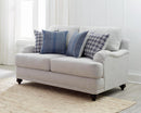 Gwen - Loveseat - White-Washburn's Home Furnishings