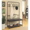 Hall Tree With 6-hook - Black-Washburn's Home Furnishings