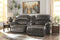 Hallstrung - Gray - Left Arm Facing Power Recliner 3 Pc Sectional-Washburn's Home Furnishings