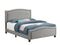 Hamden - Upholstered Bed - Full Bed - Dark Gray-Washburn's Home Furnishings