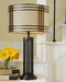 Hanswell - Dark Brown - Metal Table Lamp (1/cn)-Washburn's Home Furnishings