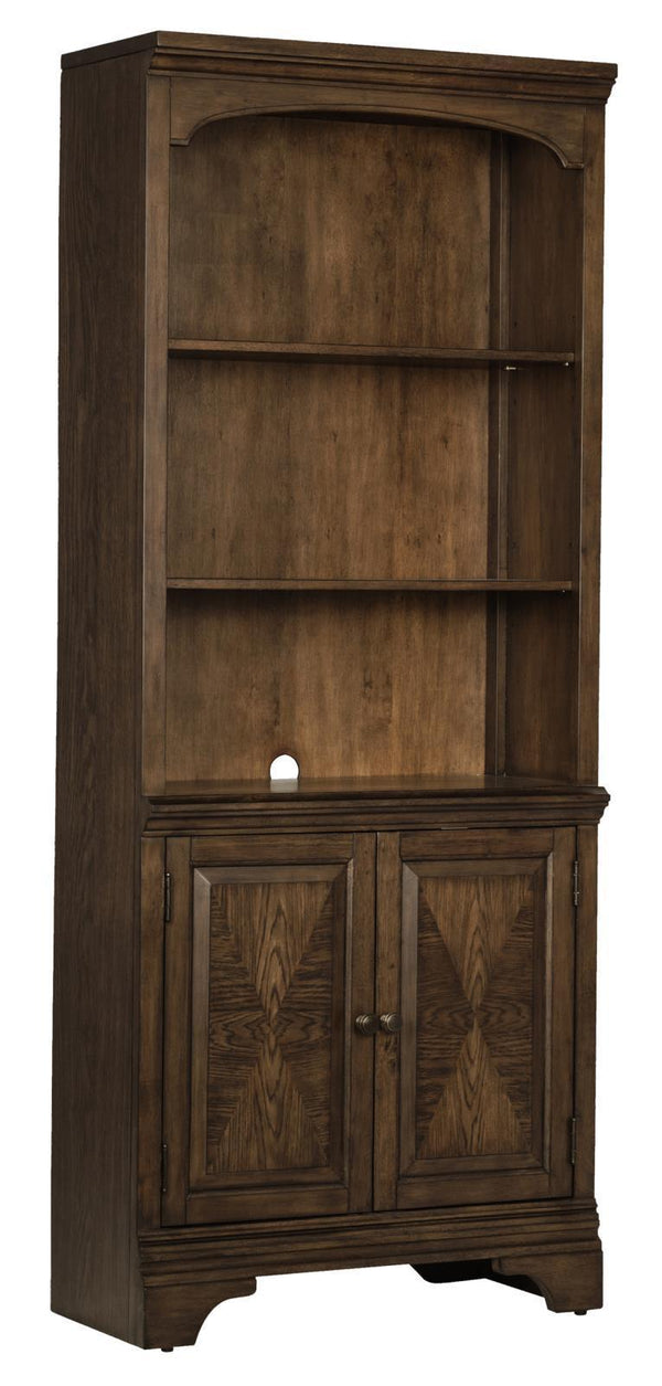 Hartshill Collection - Bookcase W/ Cabinet-Washburn's Home Furnishings