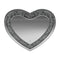 Heart Shape Wall Mirror - Gray-Washburn's Home Furnishings