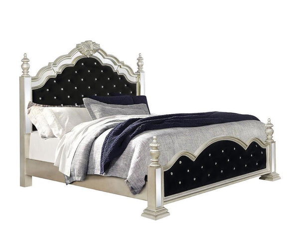 Heidi Collection - Eastern King Bed - Black-Washburn's Home Furnishings