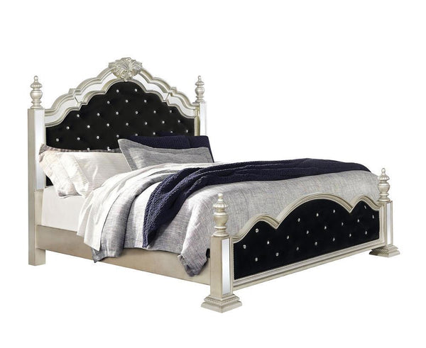 Heidi - Queen Bed - Black-Washburn's Home Furnishings