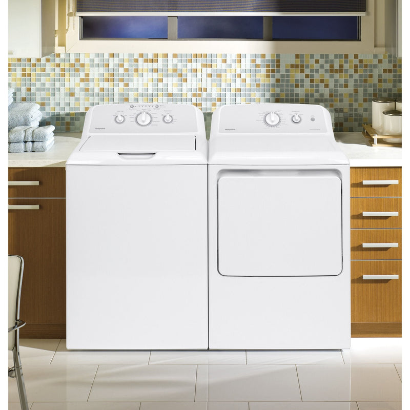 Hotpoint® 3.8 cu. ft. Capacity Washer with Stainless Steel Basket-Washburn's Home Furnishings