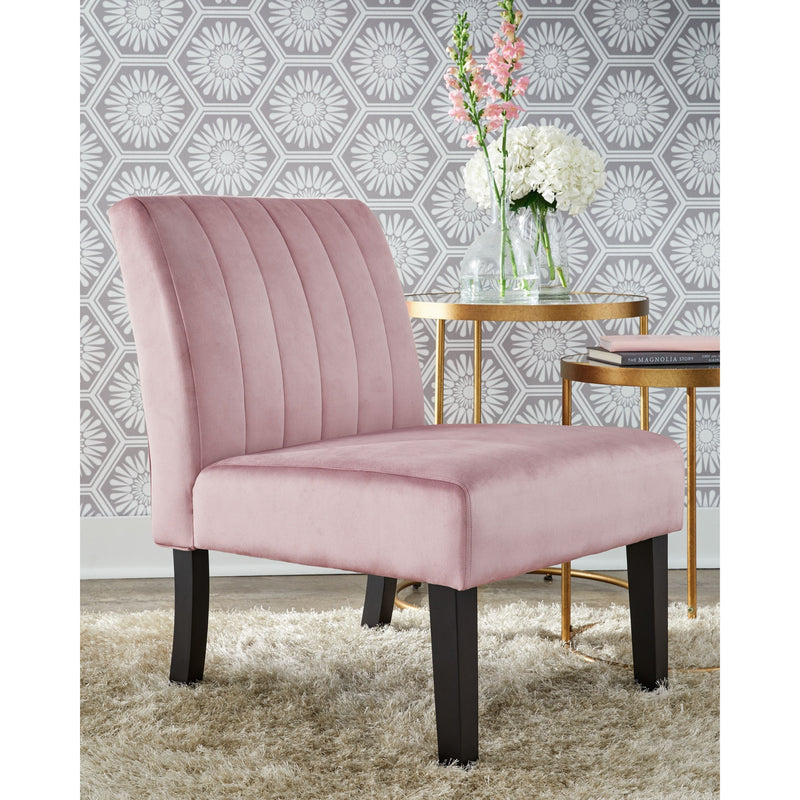 Hughleigh - Pink - Accent Chair-Washburn's Home Furnishings