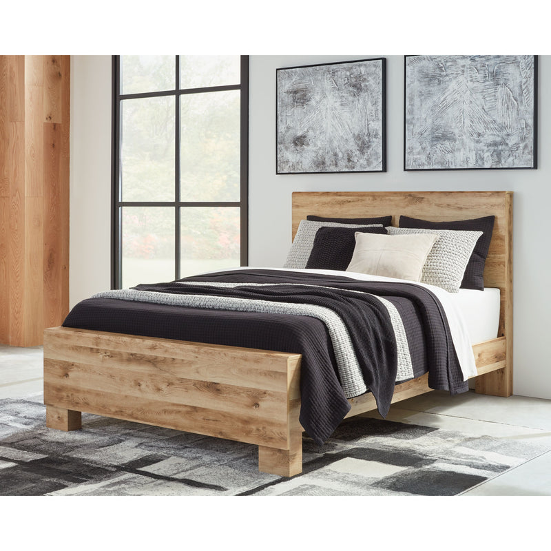 Hyanna - Tan - Queen Panel Bed-Washburn's Home Furnishings