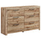 Hyanna - Tan - Six Drawer Dresser-Washburn's Home Furnishings