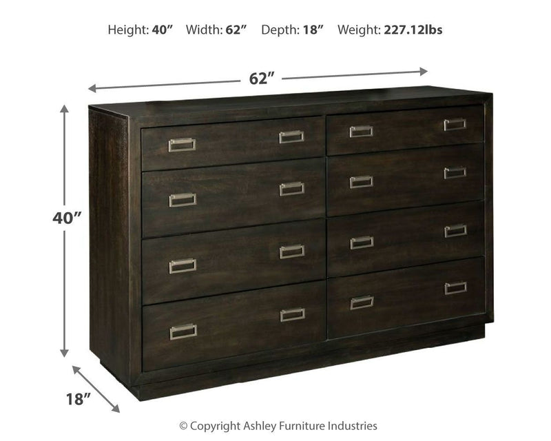 Hyndell - Dark Brown - Dresser-Washburn's Home Furnishings
