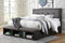 Hyndell - Dark Brown - K Uph Storage Ftbd/rails/slats-Washburn's Home Furnishings
