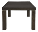 Hyndell - Dark Brown - Rect Dining Room Ext Table-Washburn's Home Furnishings