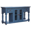 IFD Aruba Dark Blue Sofa Table-Washburn's Home Furnishings