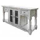 IFD Aruba White Antique Sofa Table-Washburn's Home Furnishings