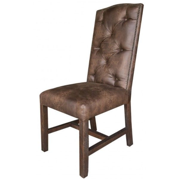 IFD Mezcal Rustic Upholstered Chair w/Tufted Back-Washburn's Home Furnishings