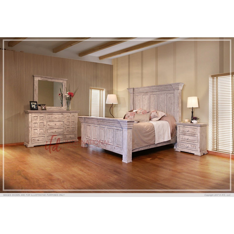 IFD Terra White Dresser and Mirror Set-Washburn's Home Furnishings