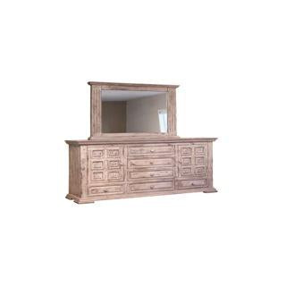 IFD Terra White Dresser and Mirror Set-Washburn's Home Furnishings